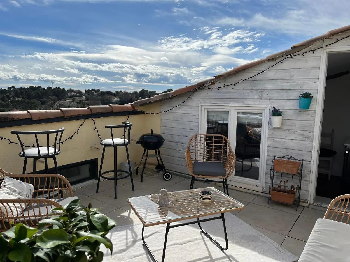 Terrasse, Panoramique Apartment Chateauneuf-de-Gadagne